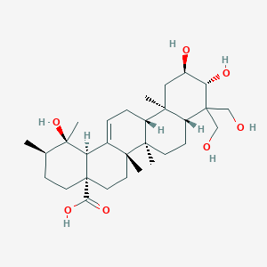 molecular formula C30H48O7 B1262321 黄花夹竹桃苷 B 