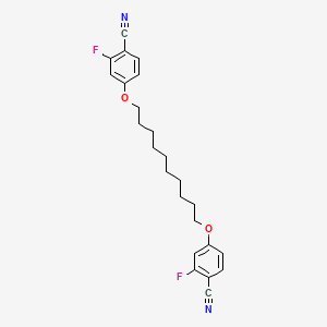 4,4'-[Decane-1,10-diylbis(oxy)]bis(2-fluorobenzonitrile)