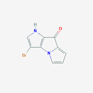 3-Bromopyrrolo[2,3-b]pyrrolizin-8(1H)-one