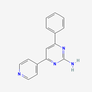 4-Phenyl-6-(pyridin-4-yl)pyrimidin-2-amine