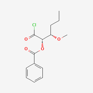 (2S,3S)-1-Chloro-3-methoxy-1-oxohexan-2-yl benzoate