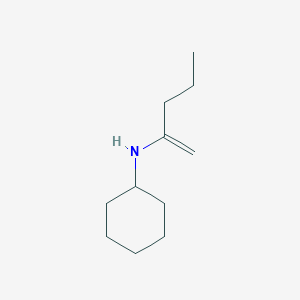 N-(Pent-1-en-2-yl)cyclohexanamine