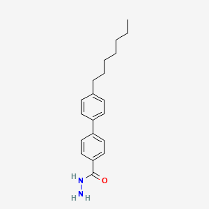 4'-Heptyl[1,1'-biphenyl]-4-carbohydrazide