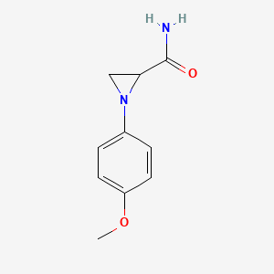 1-(4-Methoxyphenyl)aziridine-2-carboxamide