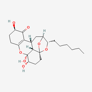 molecular formula C22H32O7 B1262361 木霉素 A 
