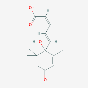 molecular formula C15H19O4- B1262364 2-cis-Abscisate 