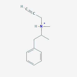 molecular formula C13H18N+ B1262371 Selegiline(1+) 