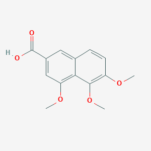 2-Naphthalenecarboxylic acid, 4,5,6-trimethoxy-