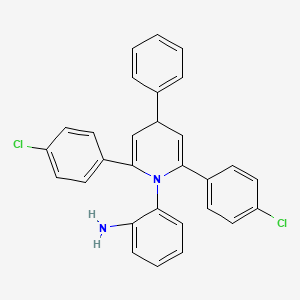 2-[2,6-Bis(4-chlorophenyl)-4-phenylpyridin-1(4H)-yl]aniline