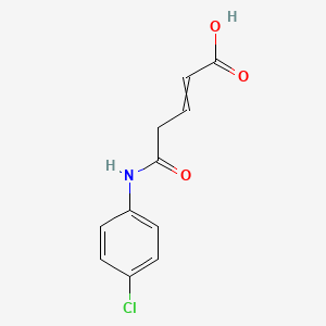 5-(4-Chloroanilino)-5-oxopent-2-enoic acid