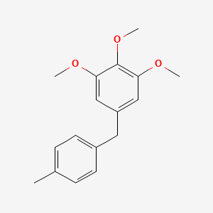 1,2,3-Trimethoxy-5-[(4-methylphenyl)methyl]benzene