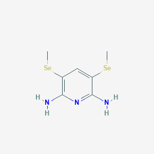 3,5-Bis(methylselanyl)pyridine-2,6-diamine