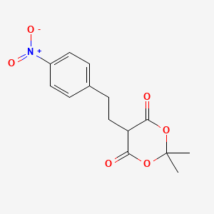 2,2-Dimethyl-5-[2-(4-nitrophenyl)ethyl]-1,3-dioxane-4,6-dione