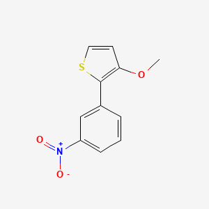 3-Methoxy-2-(3-nitrophenyl)thiophene