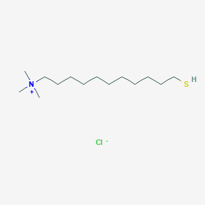 molecular formula C14H32ClNS B1262419 1-十一烷基三甲基氯化铵 CAS No. 225790-17-0