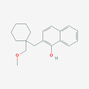 2-{[1-(Methoxymethyl)cyclohexyl]methyl}naphthalen-1-ol