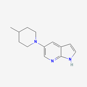 5-(4-Methylpiperidin-1-yl)-1H-pyrrolo[2,3-b]pyridine