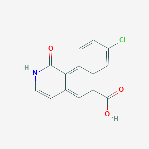 8-Chloro-1-oxo-1,2-dihydrobenzo[h]isoquinoline-6-carboxylic acid