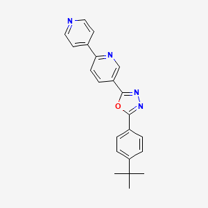 5-[5-(4-tert-Butylphenyl)-1,3,4-oxadiazol-2-yl]-2,4'-bipyridine