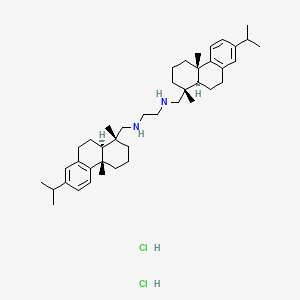 molecular formula C42H66Cl2N2 B1262443 Hydrabamine dihydrochloride 