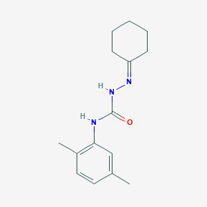 2-Cyclohexylidene-N-(2,5-dimethylphenyl)hydrazine-1-carboxamide