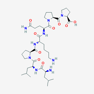 L-Leucyl-L-leucyl-L-prolyl-L-lysyl-L-glutaminyl-L-prolyl-L-proline