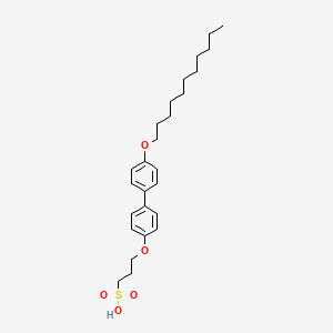 3-{[4'-(Undecyloxy)[1,1'-biphenyl]-4-yl]oxy}propane-1-sulfonic acid