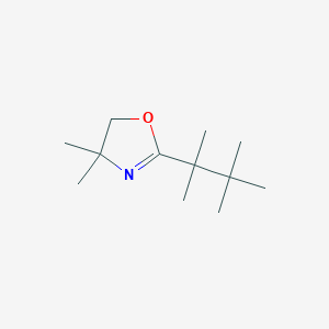 molecular formula C12H23NO B12624711 4,4-Dimethyl-2-(2,3,3-trimethylbutan-2-yl)-4,5-dihydro-1,3-oxazole CAS No. 918522-42-6