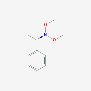 molecular formula C10H15NO2 B12624785 (1S)-N,N-Dimethoxy-1-phenylethan-1-amine CAS No. 920974-52-3