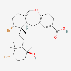 molecular formula C27H36Br2O4 B1262480 Callophycoic acid D 