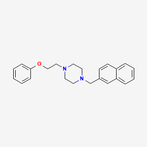 1-[(Naphthalen-2-yl)methyl]-4-(2-phenoxyethyl)piperazine