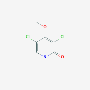 molecular formula C7H7Cl2NO2 B12624853 3,5-Dichloro-4-methoxy-1-methylpyridin-2(1H)-one CAS No. 920490-70-6