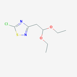 5-Chloro-3-(2,2-diethoxyethyl)-1,2,4-thiadiazole