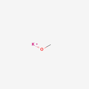 molecular formula CH3OK<br>CH3KO B1262500 甲醇钾 CAS No. 865-33-8