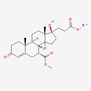 molecular formula C24H33KO6 B1262501 Mexrenoate potassium anhydrous CAS No. 41020-67-1