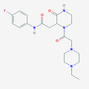 molecular formula C20H28FN5O3 B12625033 C20H28FN5O3 