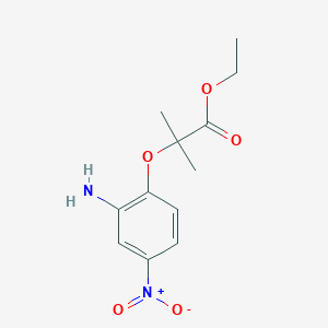 Ethyl 2-(2-amino-4-nitrophenoxy)-2-methylpropanoate