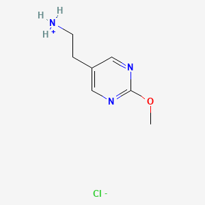 2-(2-Methoxypyrimidin-5-yl)ethan-1-aminium chloride