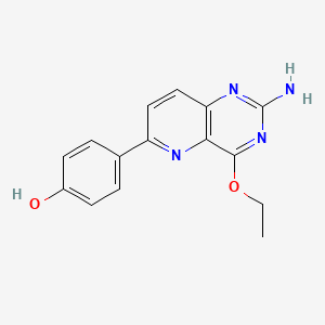 4-(2-Amino-4-ethoxypyrido[3,2-d]pyrimidin-6(5H)-ylidene)cyclohexa-2,5-dien-1-one