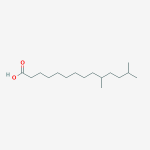 molecular formula C16H32O2 B1262516 10,13-Dimethyltetradecanoic acid 
