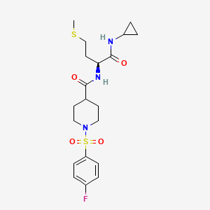 molecular formula C20H28FN3O4S2 B12625160 C20H28FN3O4S2 