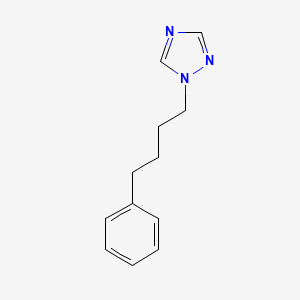 molecular formula C12H15N3 B12625192 1-(4-Phenylbutyl)-1H-1,2,4-triazole CAS No. 919800-76-3