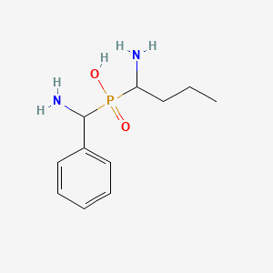 Phosphinic acid, P-(1-aminobutyl)-P-(aminophenylmethyl)-