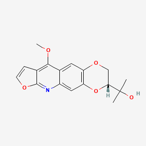 molecular formula C17H17NO5 B1262527 Quinosuaveoline B 