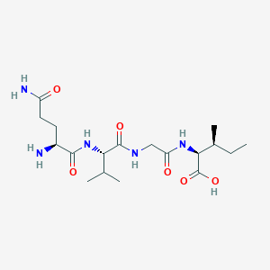 L-Glutaminyl-L-valylglycyl-L-isoleucine