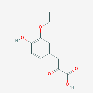 3-(3-Ethoxy-4-hydroxyphenyl)-2-oxopropanoic acid