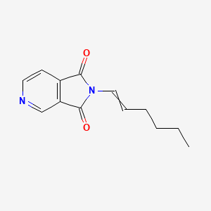 2-(Hex-1-en-1-yl)-1H-pyrrolo[3,4-c]pyridine-1,3(2H)-dione