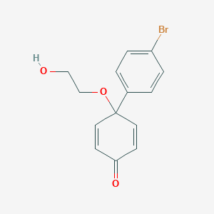 4'-Bromo-1-(2-hydroxyethoxy)[1,1'-biphenyl]-4(1H)-one