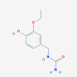 N-[(3-Ethoxy-4-hydroxyphenyl)methyl]urea