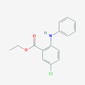 molecular formula C15H14ClNO2 B12625433 Ethyl 2-anilino-5-chlorobenzoate CAS No. 918163-20-9